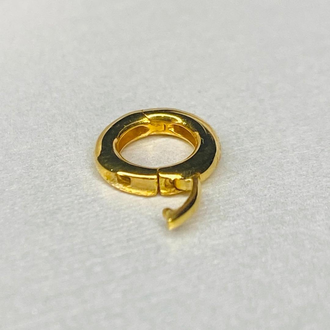 K18YG WG マルカン【M】ロック付き バチカン バチカン クラスプ 円形