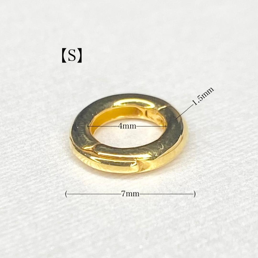 K18YG WG マルカン【M】ロック付き バチカン バチカン クラスプ 円形