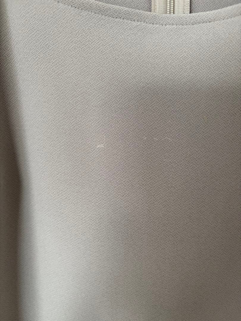 ラム 様NOBLE ニットライクジョーゼットショルダータックワンピース ノーブル