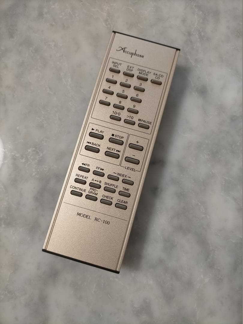 Accuphase CD用リモコン(remote) 適応機種：DP-800