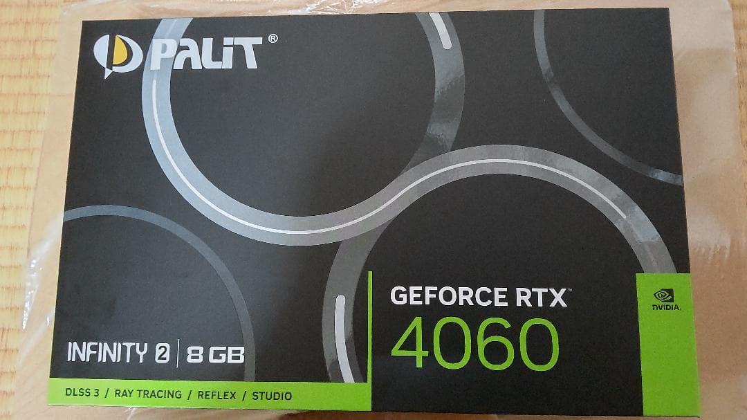 Palit RTX 4060 Infinity 2 8GB 保証書付
