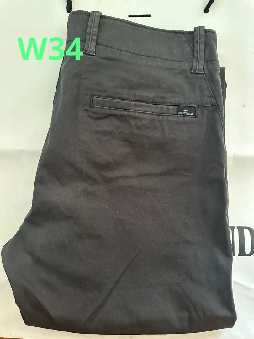 STONE  グレー パンツ W34 66153CZ02