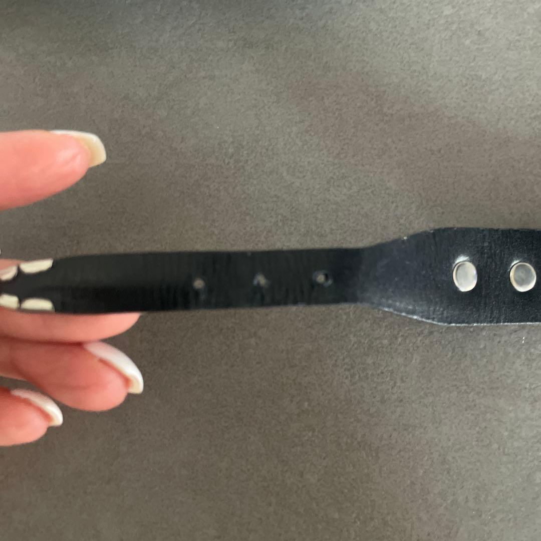 TOGA レザー スタッズバングル