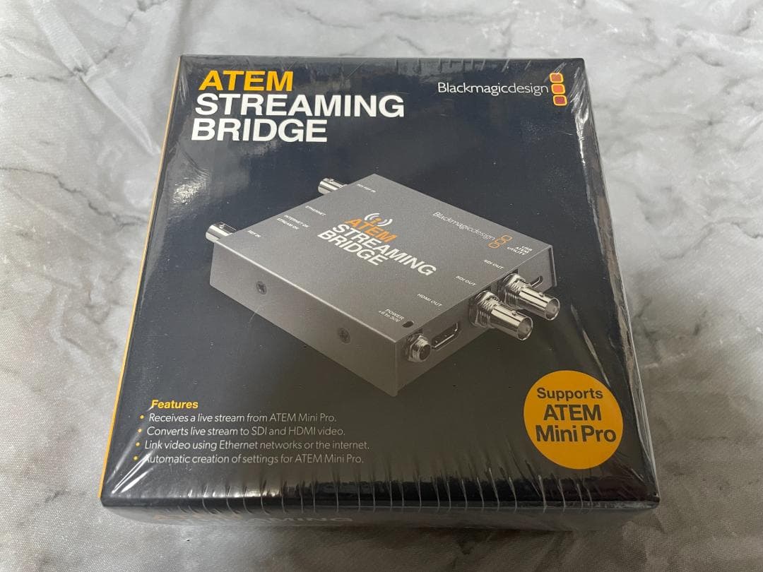 新品未使用　Blackmagic ATEM Streaming Bridge