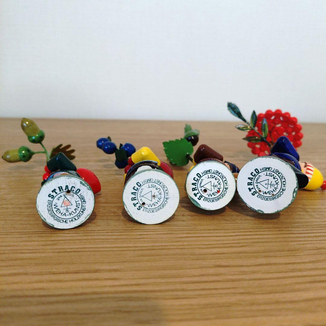 ドイツ木製人形　ブルーメンキンダー秋冬