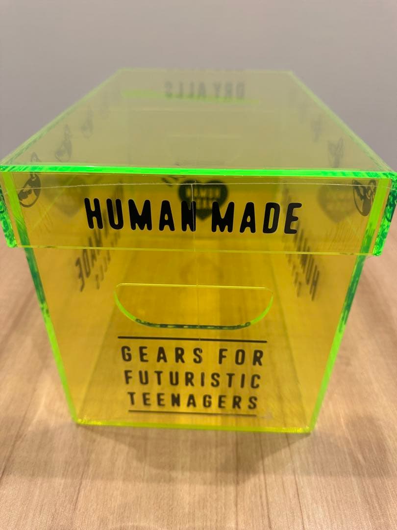 ヒューマンメイド アクリルファイルボックス イエロー