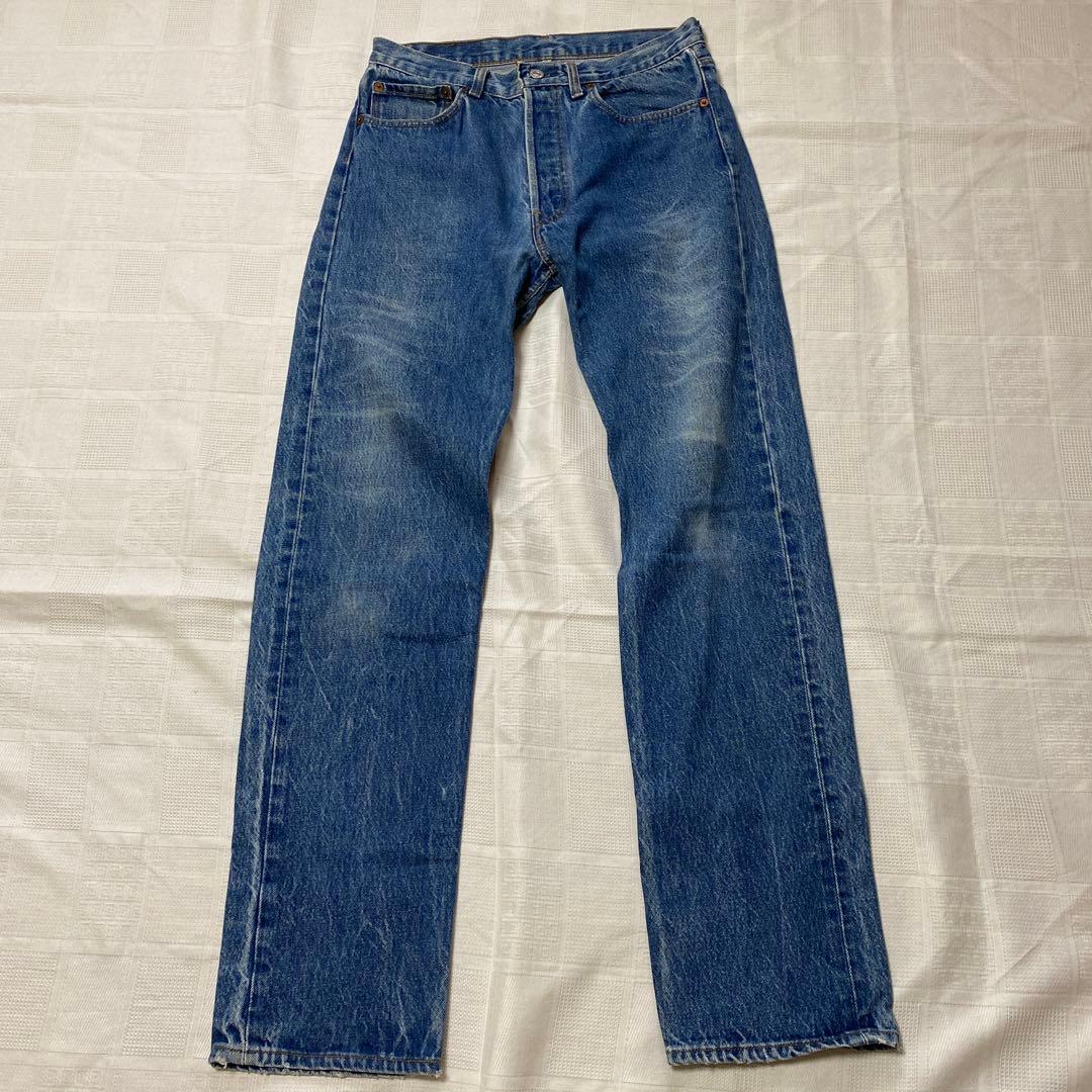 リーバイス501 90s USA製 W33 L36 ボタン裏524 デニム