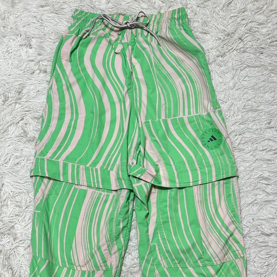 人気完売品adidas×ステラマッカートニー　総柄ナイロンパンツ カーゴパンツ