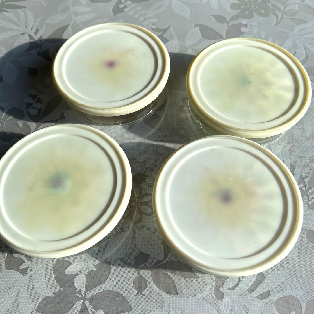 希少　灰皿　フラワー灰皿　造花の灰皿　4個　昭和レトロ