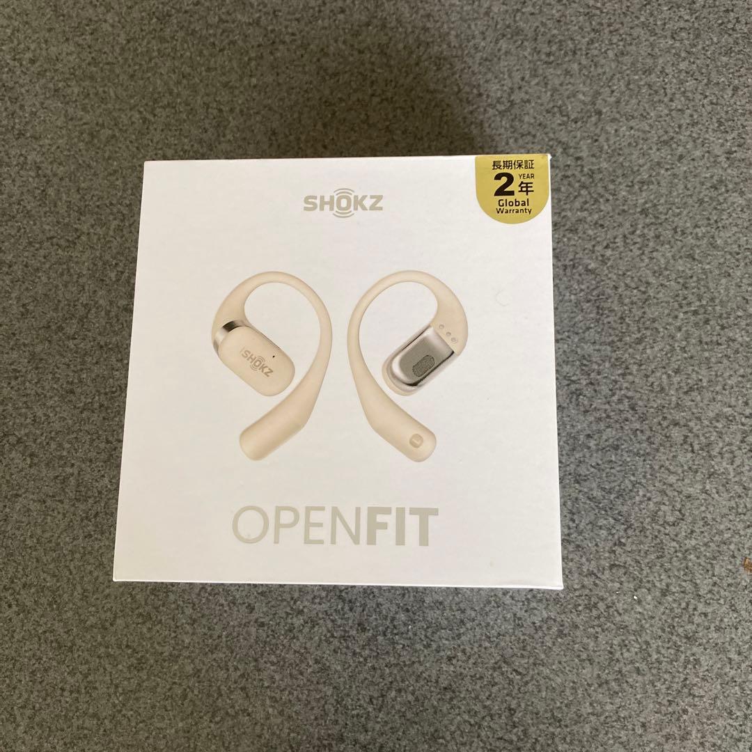 SHOKZ OPENFIT ワイヤレスイヤホン ベージュ