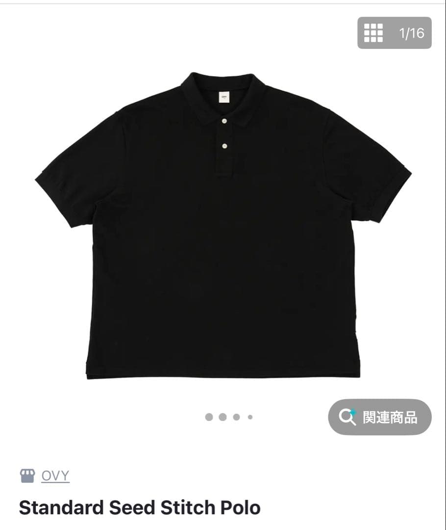 トップス OVY Standard Seed Stitch Polo