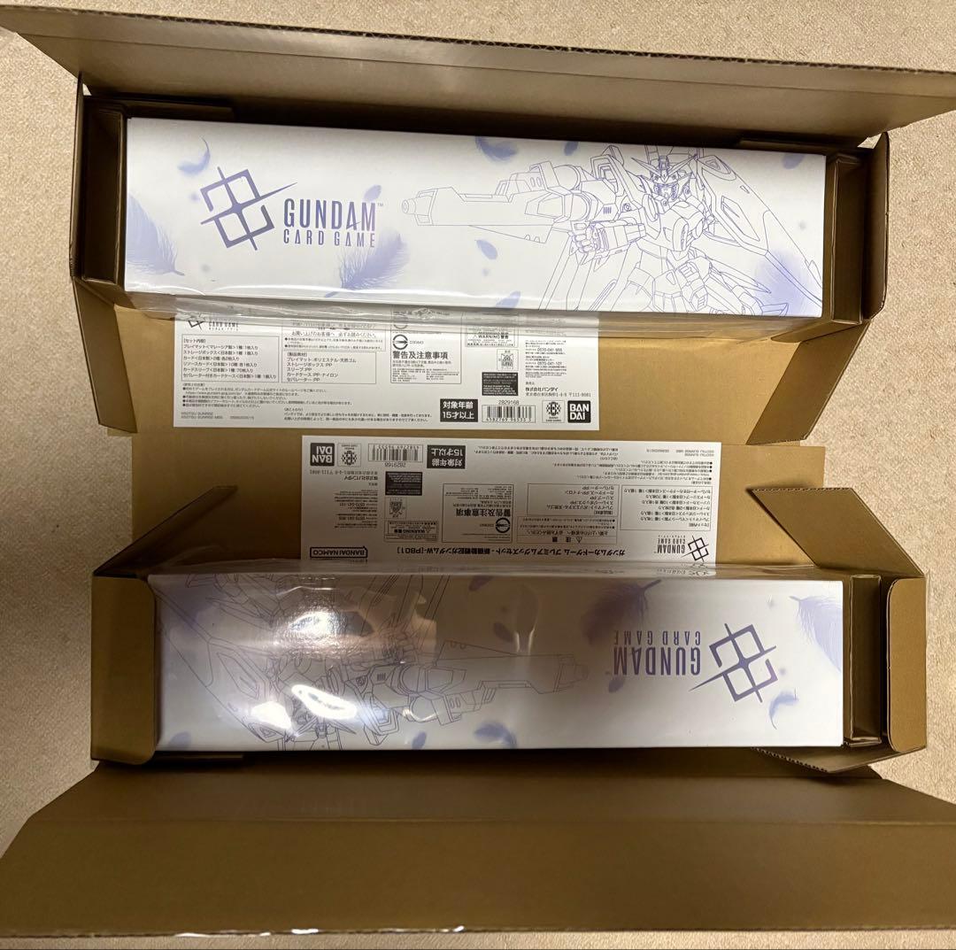 ガンダムカードゲーム プレミアムグッズセット-新機動戦記ガンダムW　２セット