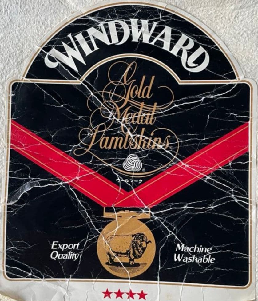 WINDWARD オーストラリア産　高級ムートン羊毛ラグ 　家庭洗濯可