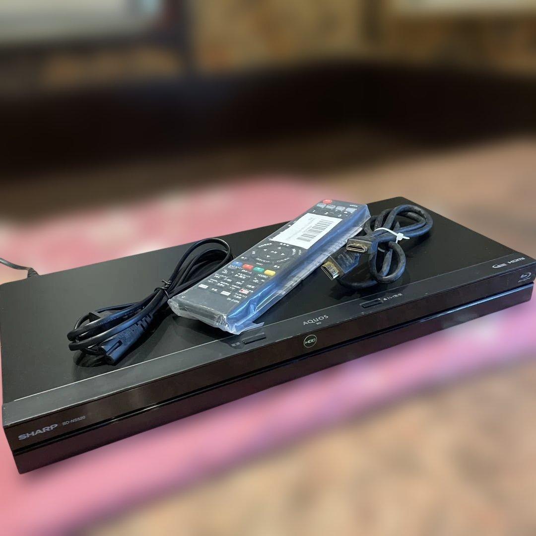 SHARP BD-NS520 12倍録 500GB 新リモ等付フル装備　完動品！