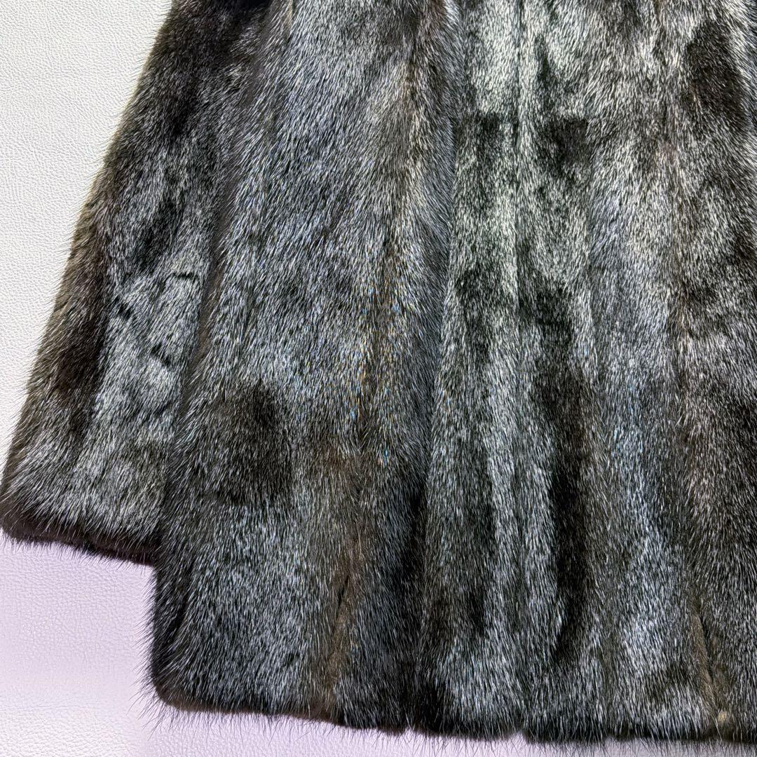 最高級 オレグカッシーニ ミンクコート 毛皮 リアルファー 女優襟 セレブ愛用