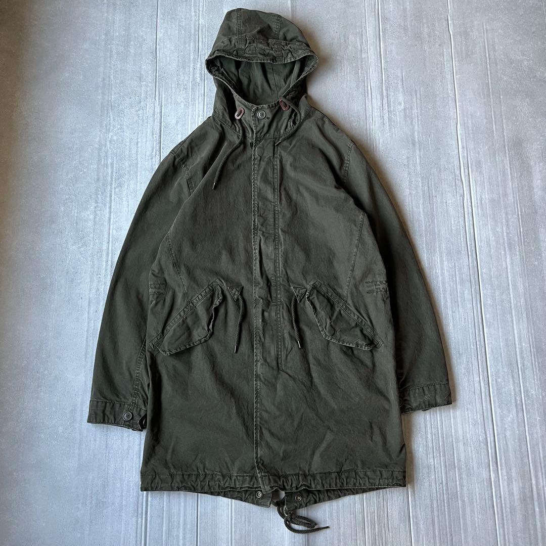 00s OLD GAP モッズコート ミリタリー M-51 肉厚コットン S
