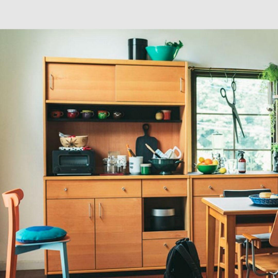 unico GRIFU キッチンボード　W1200 食器棚