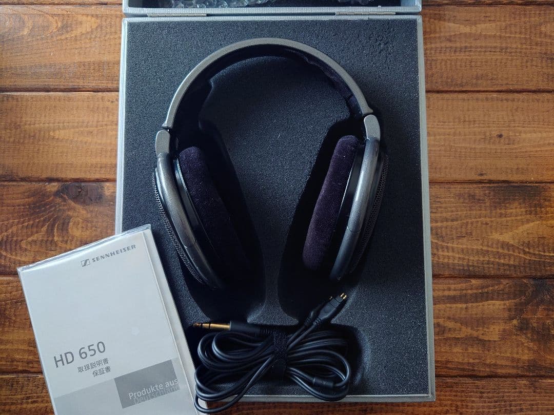 Sennheiser HD650 開放型ヘッドホン