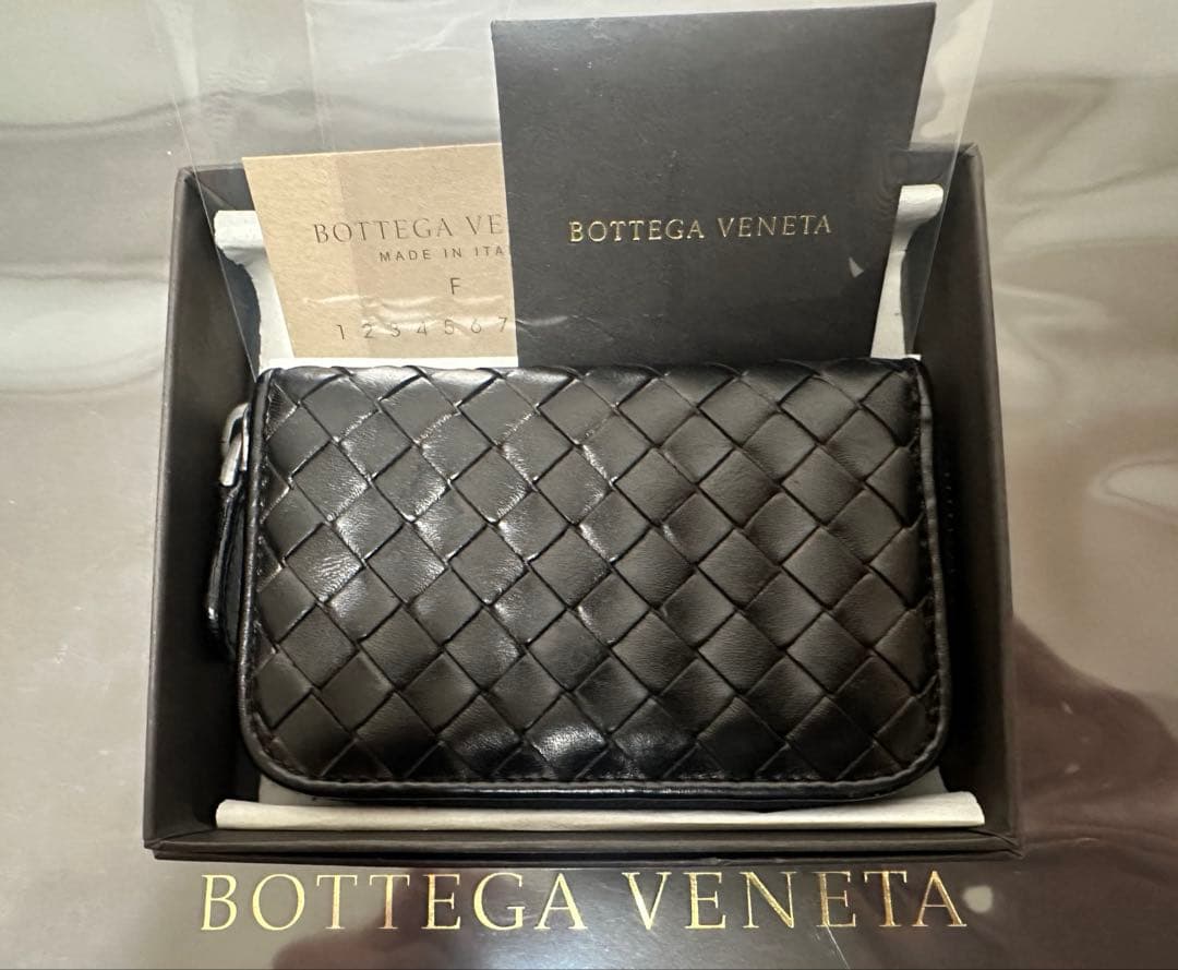 【付属品付】ボッテガヴェネタ イントレチャートケース/ラム/黒2️⃣✨✨
