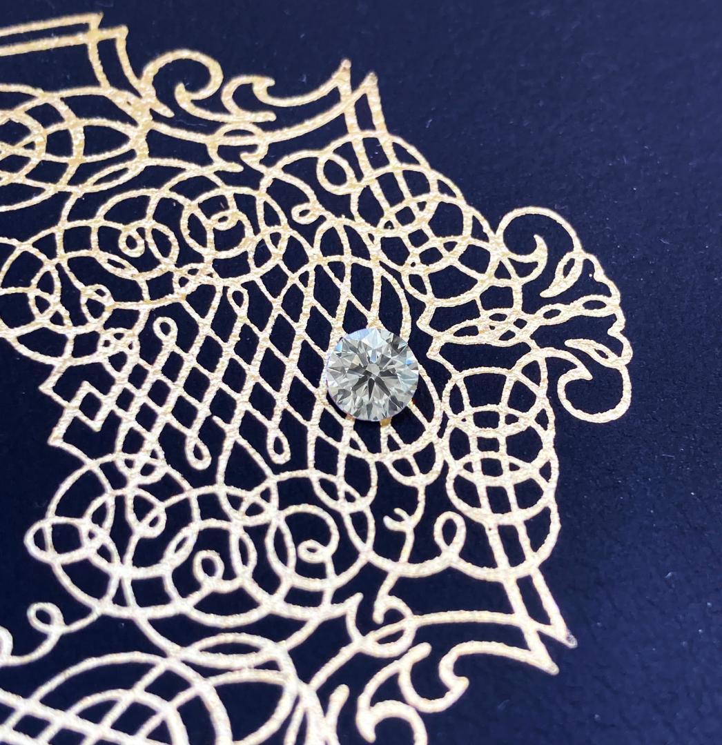 ユ*ノ様 ダイヤモンド0.50ct Ｄカラー VVS2 EX3 IGI鑑別書｜ラ