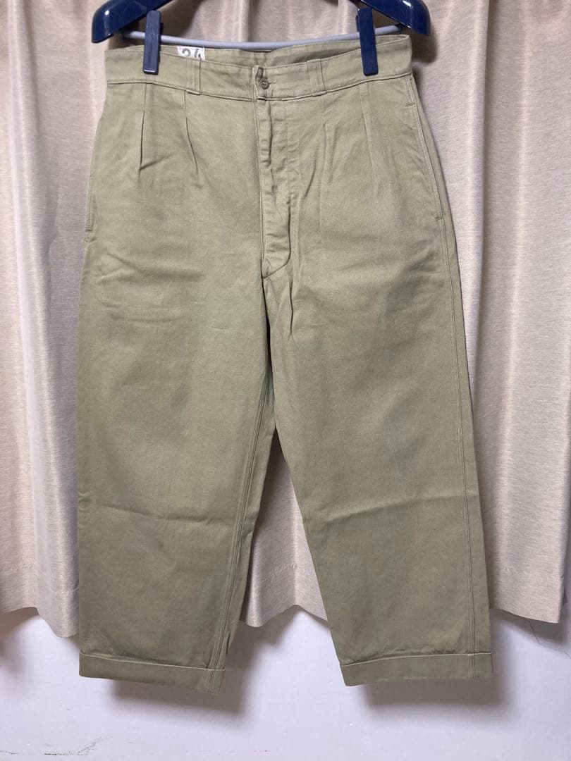 フランス軍　チノパン　m52 後期　ミリタリー　ヴィンテージ 古着