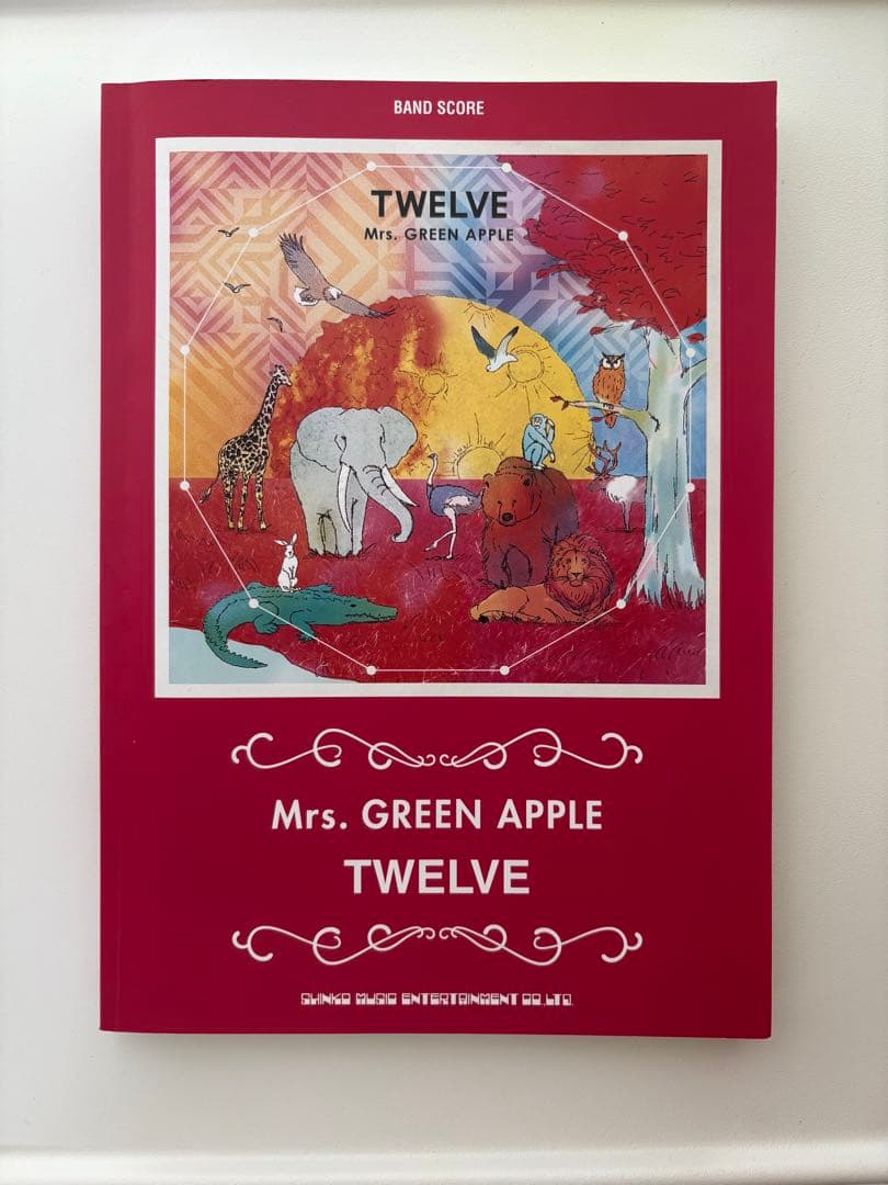 Mrs.GREEN APPLE バンドスコア TWELVE 楽譜