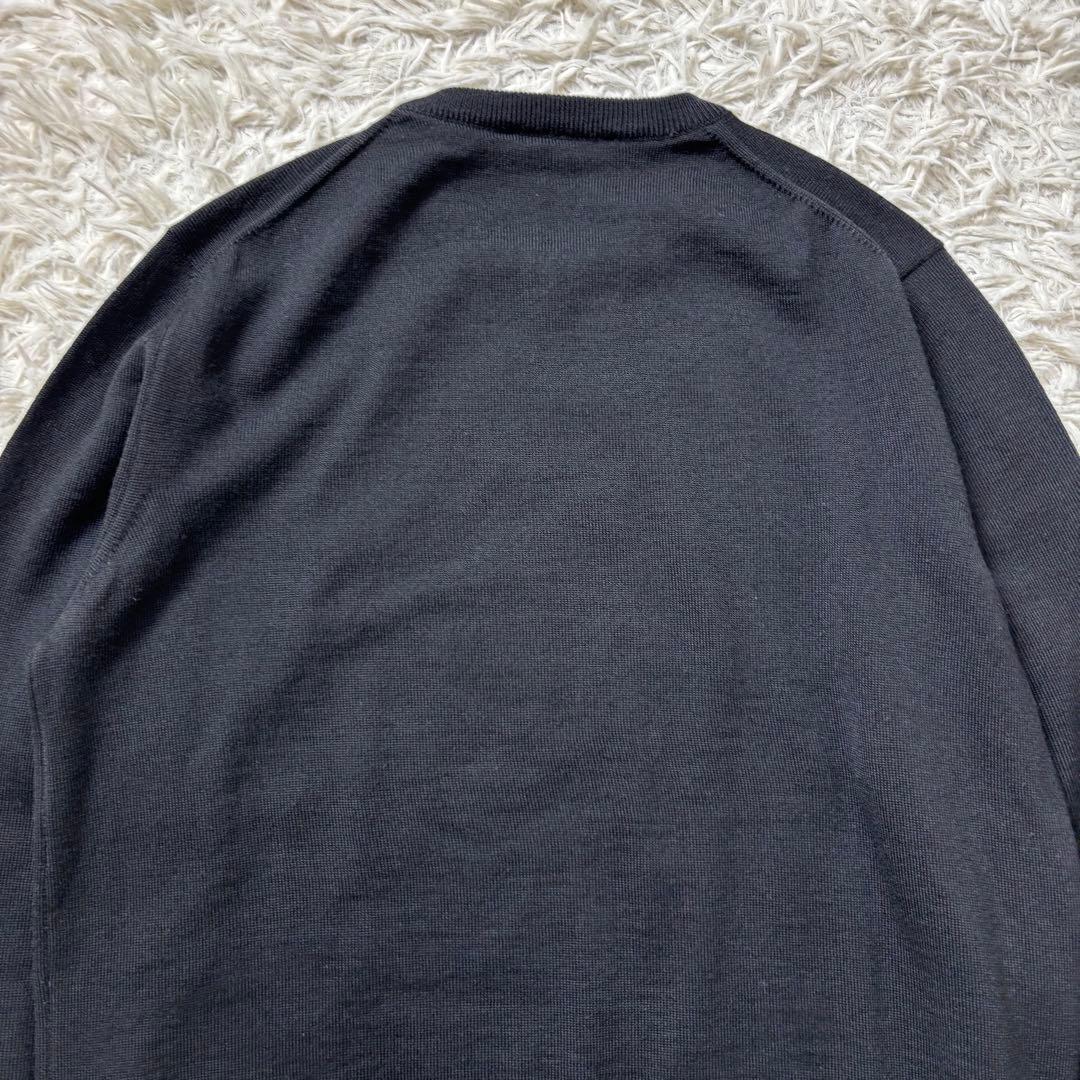 極美品 ZANONE ハイゲージニット ブラック 46