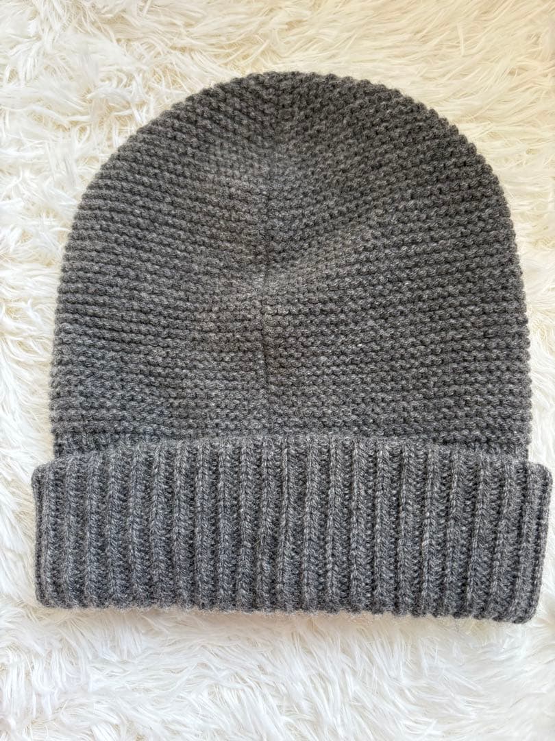 ⭐️極美品⭐️❣️HERMES //エルメス❣️カシミヤ グレー ニット帽 Mサイズ