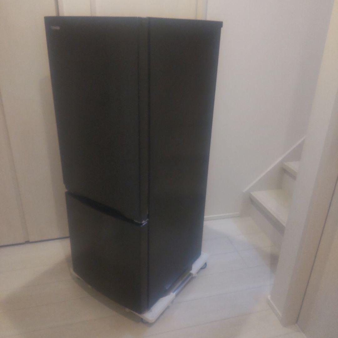 TOSHIBA 2ドア冷蔵庫 GR-T15BS(K) 一人暮らし 単身者向け