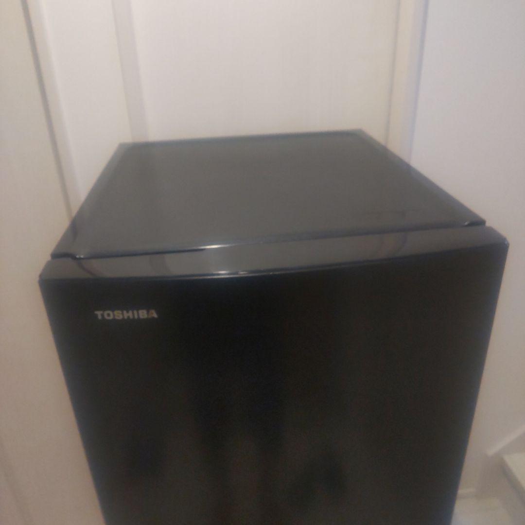 TOSHIBA 2ドア冷蔵庫 GR-T15BS(K) 一人暮らし 単身者向け