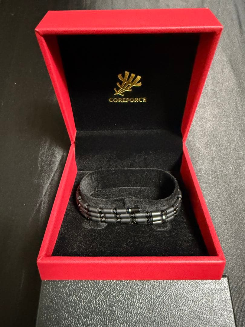 【売り尽くしセール‼︎】コアフォースループ　ブラックスピネル　50cm