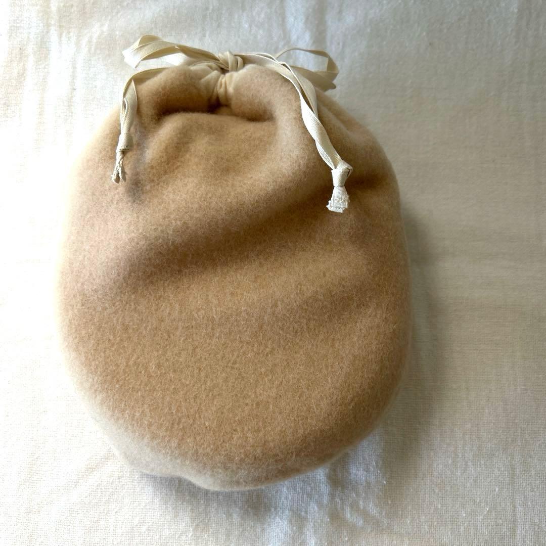 銅製湯たんぽ ベージュ収納袋付き