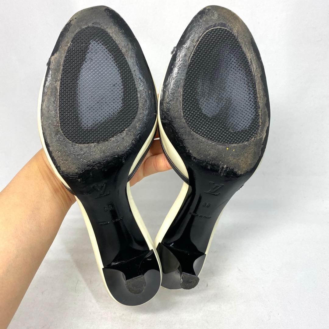 ルイヴィトン　エクリュ　リボン　ミュール　サイズ表記「38」24センチ