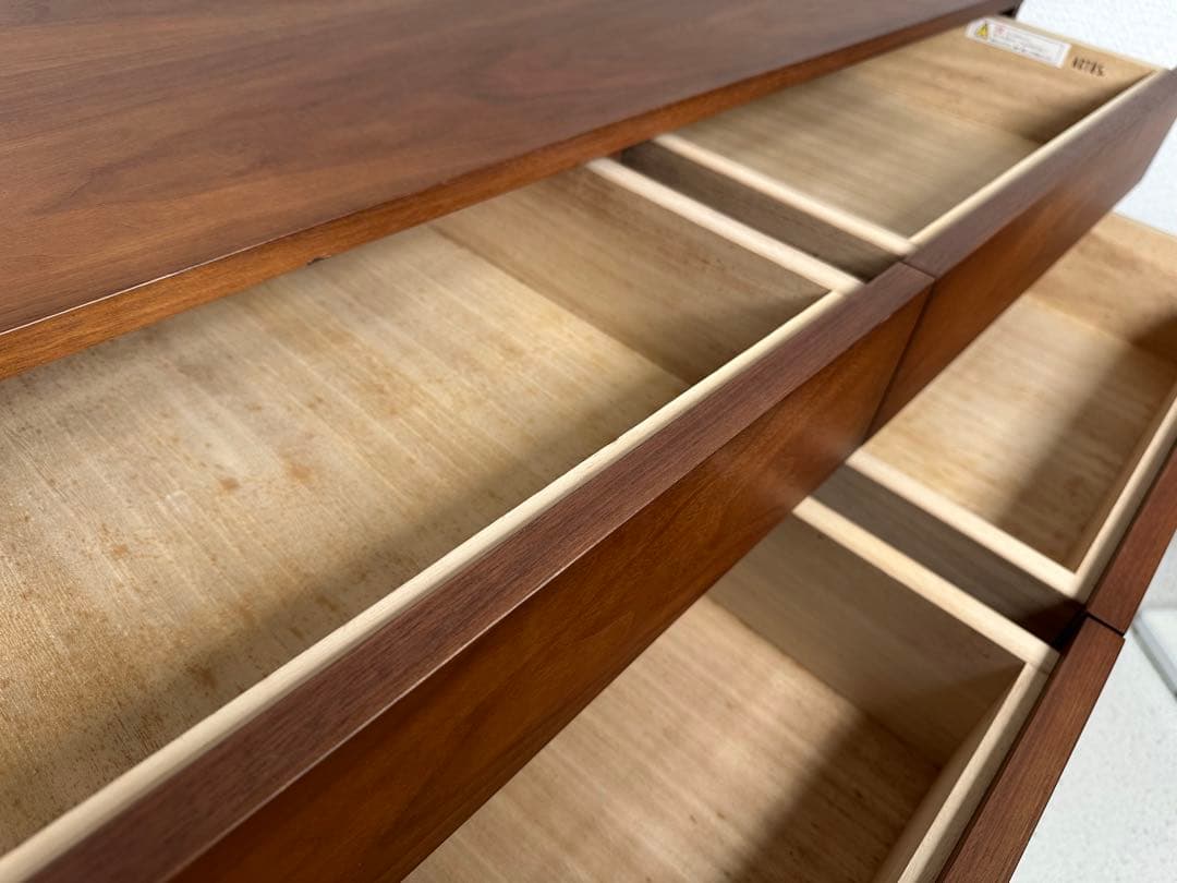 アクタス ACTUS ウォールナット チェスト 4段8杯 ※i1※