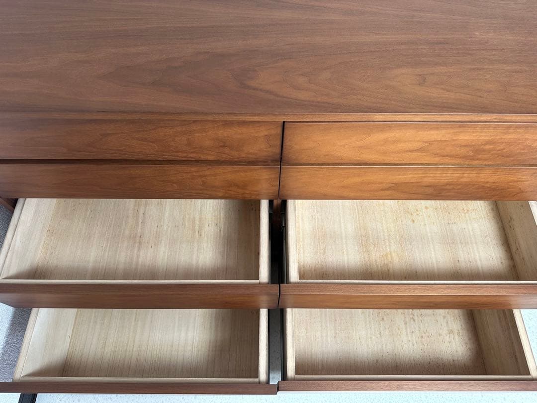 アクタス ACTUS ウォールナット チェスト 4段8杯 ※i1※