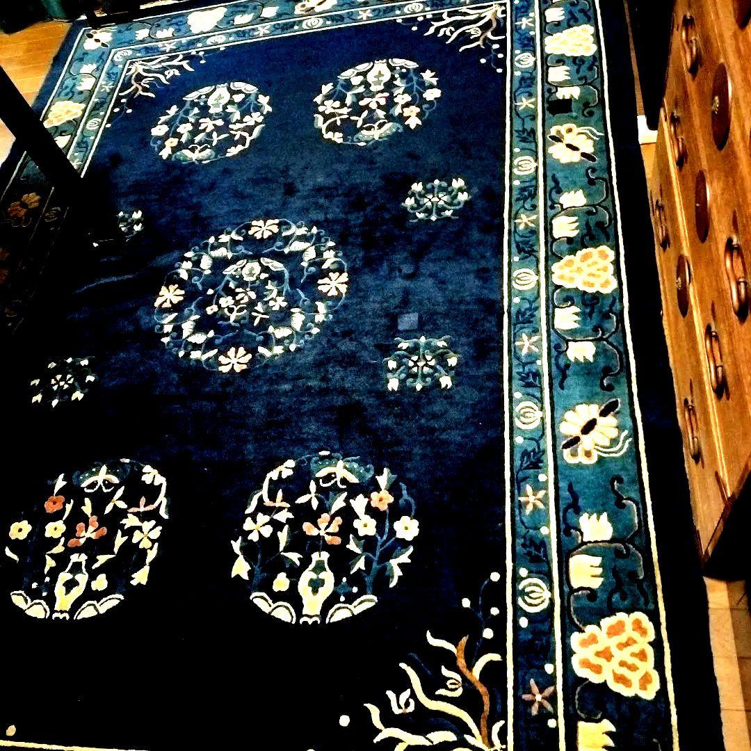 再再再お値下げ　アンティーク絨毯　清朝　鍋島緞通　赤穂　Muni　265✕165