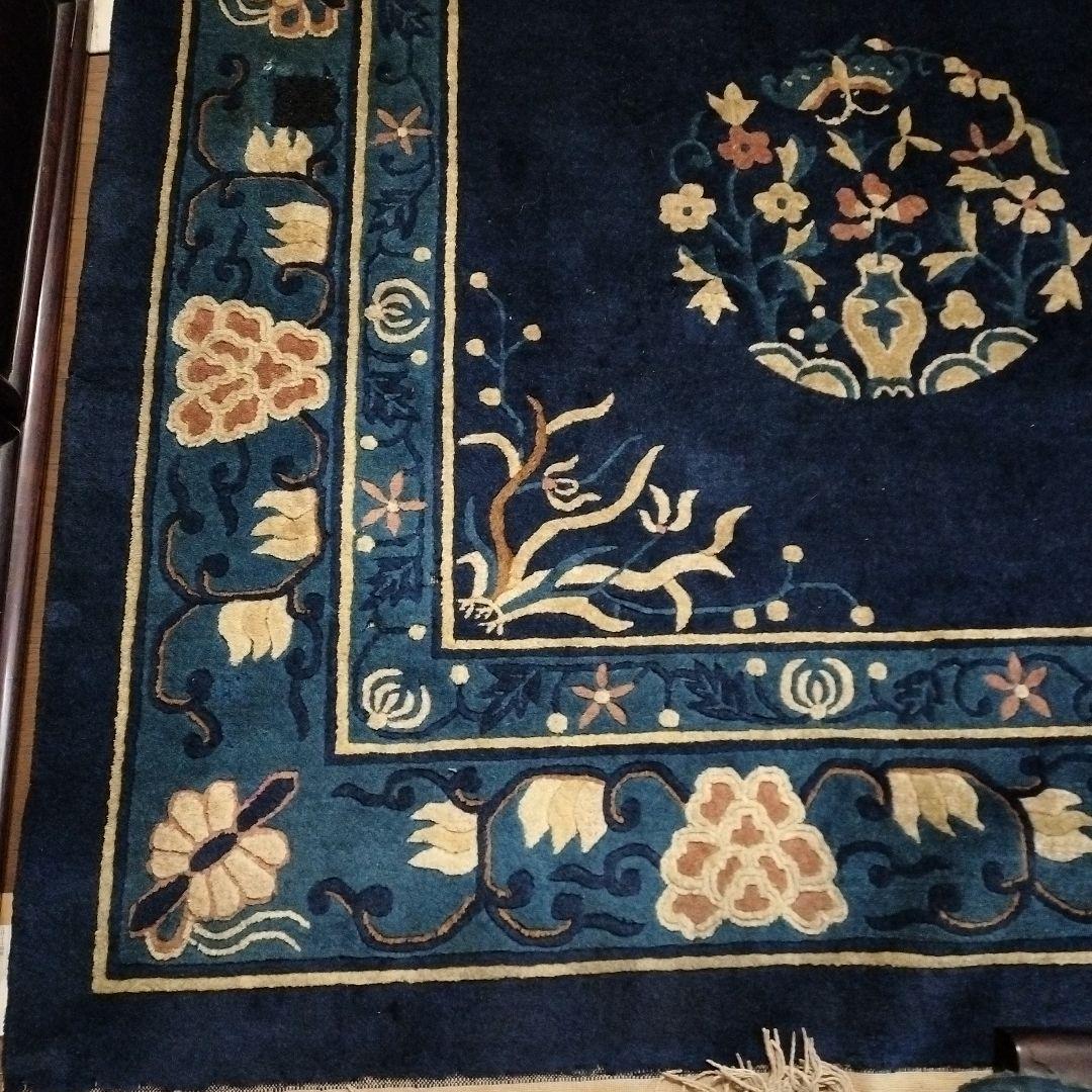 再再再お値下げ　アンティーク絨毯　清朝　鍋島緞通　赤穂　Muni　265✕165