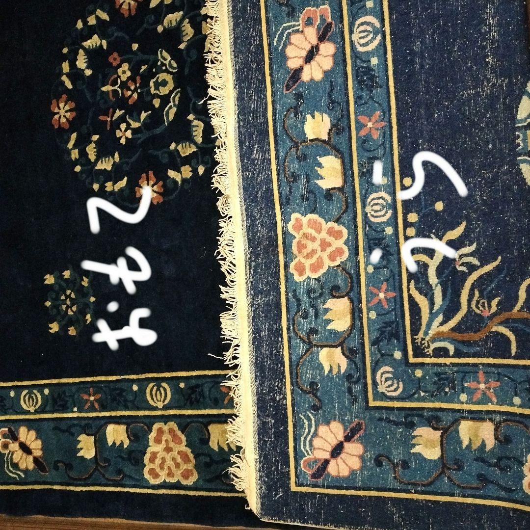 再再再お値下げ　アンティーク絨毯　清朝　鍋島緞通　赤穂　Muni　265✕165