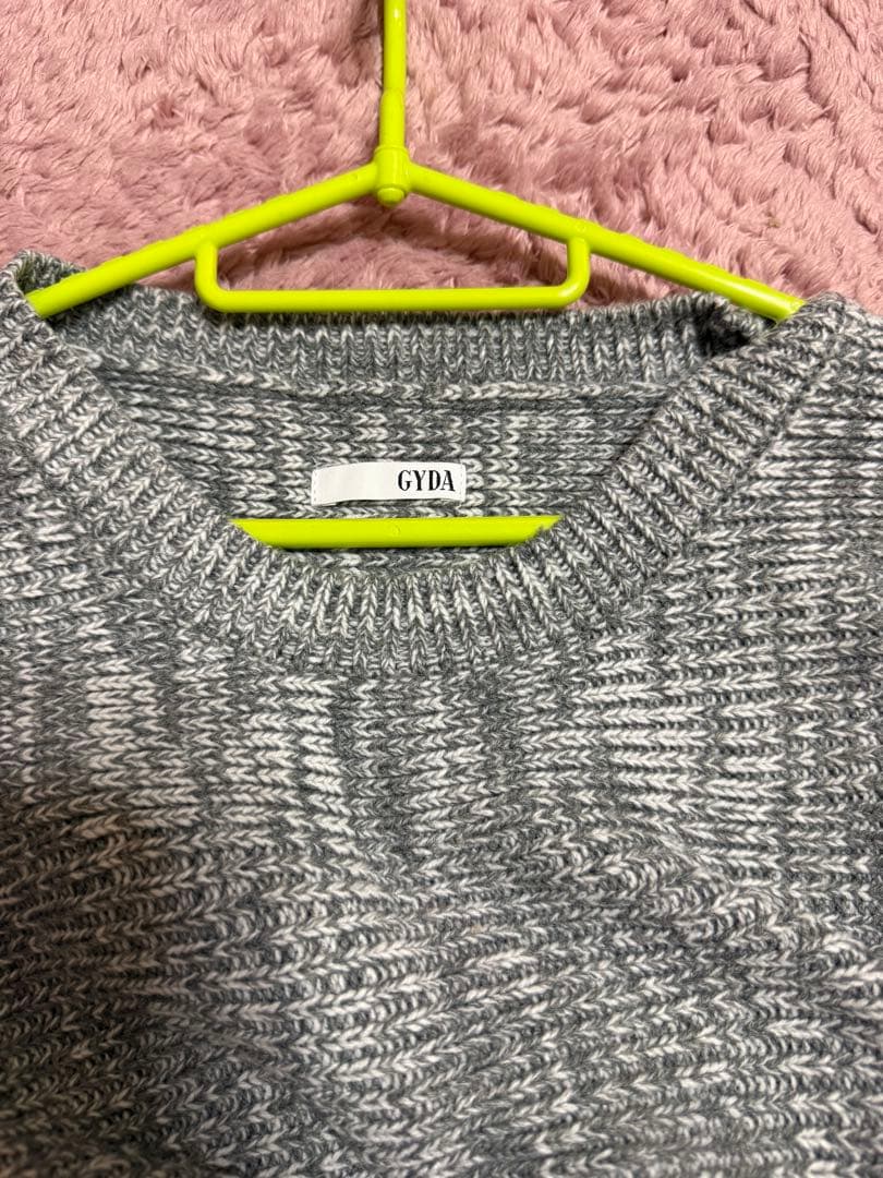 GYDA バックオープンタイトニットワンピース