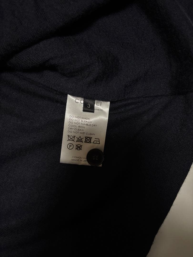 comoli カシミアシルクニットジャケット　size3