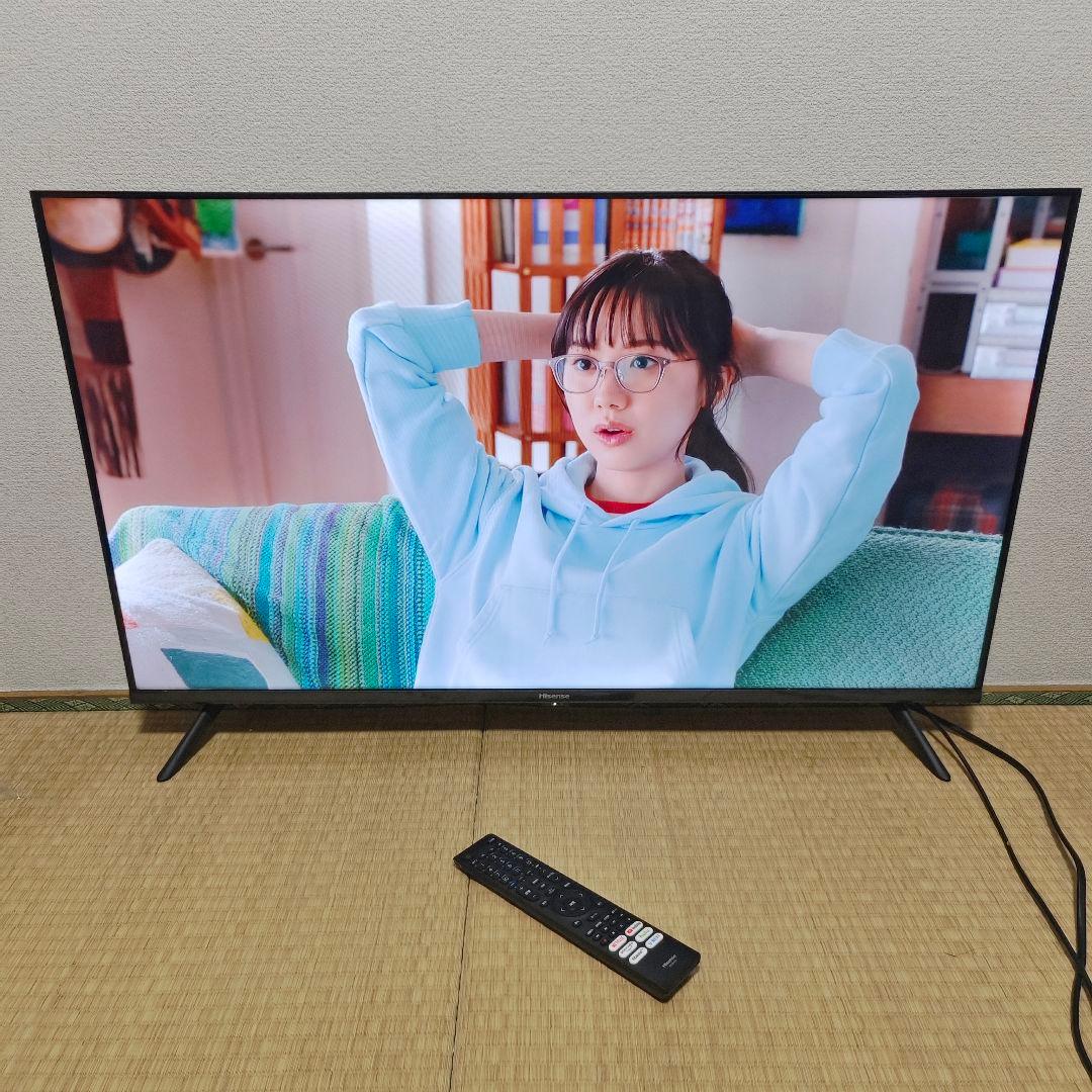スマートテレビ40型 ハイセンス ネット動画️⭕️地上波 24年製✨新品に近い