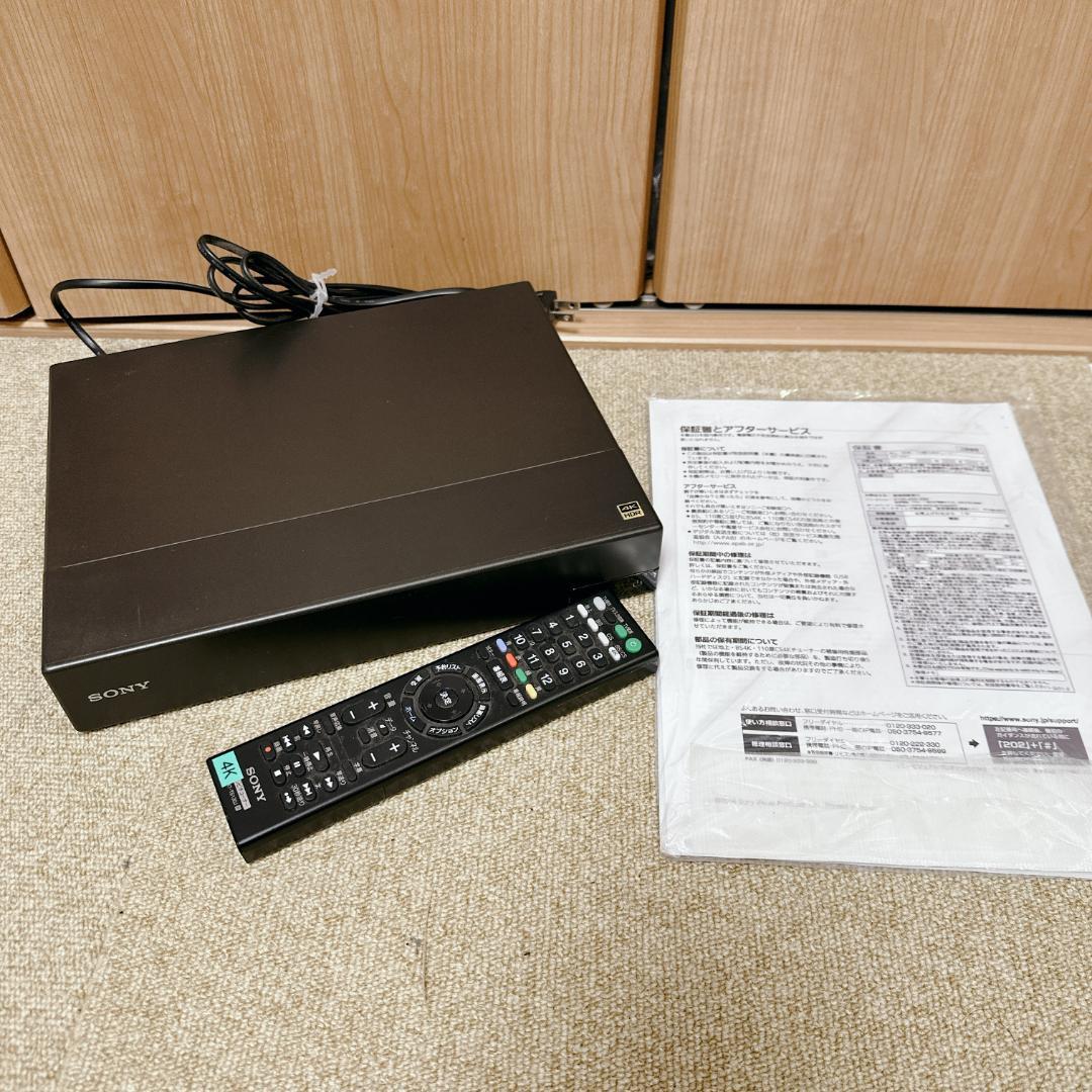 【美品】ソニー製 地上・BS・110度CS・BS4Kチューナー DST-SHV1