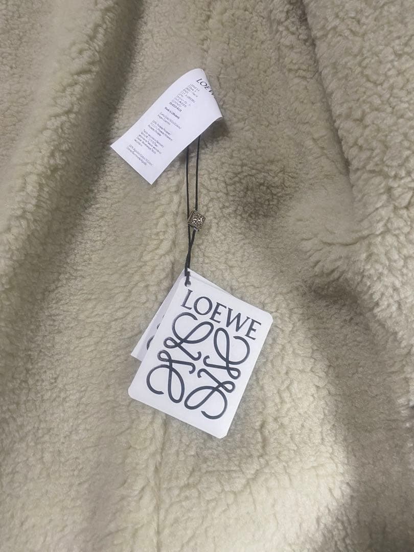 【HHHさん専用】LOEWE オリーブ色モッズコート シェルパ襟付き