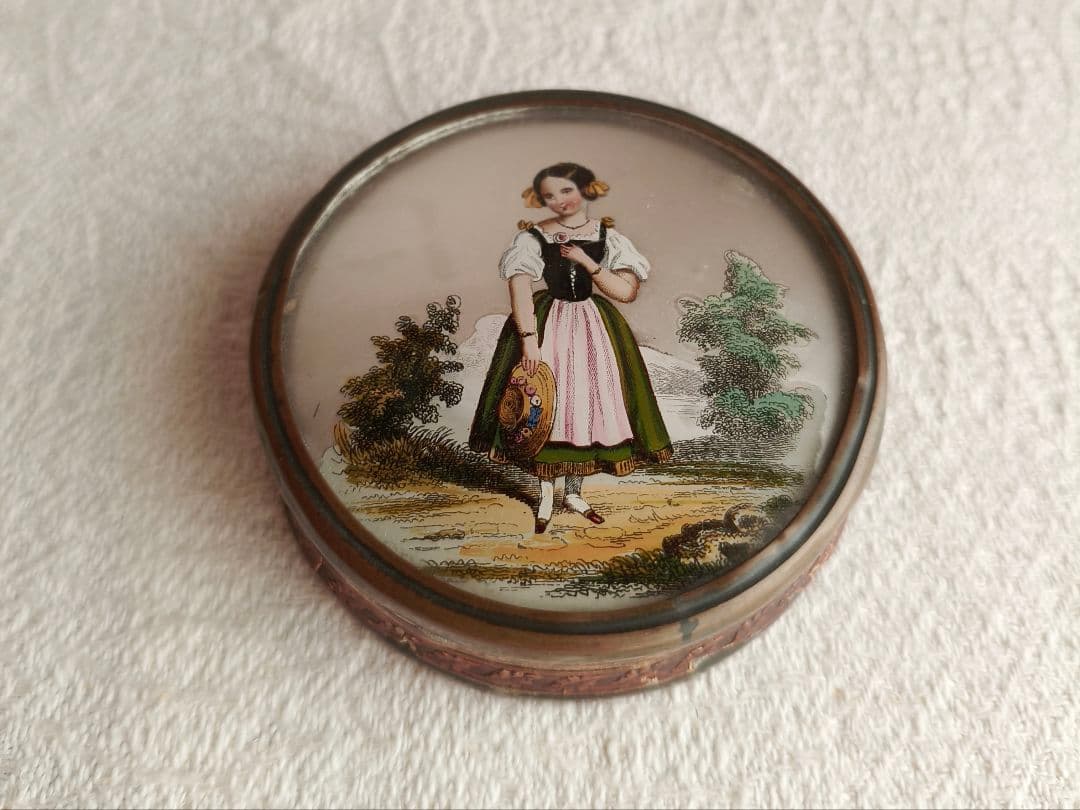 【プップさま】antique box ୨୧ 19世紀の古い古い ボンボニエール