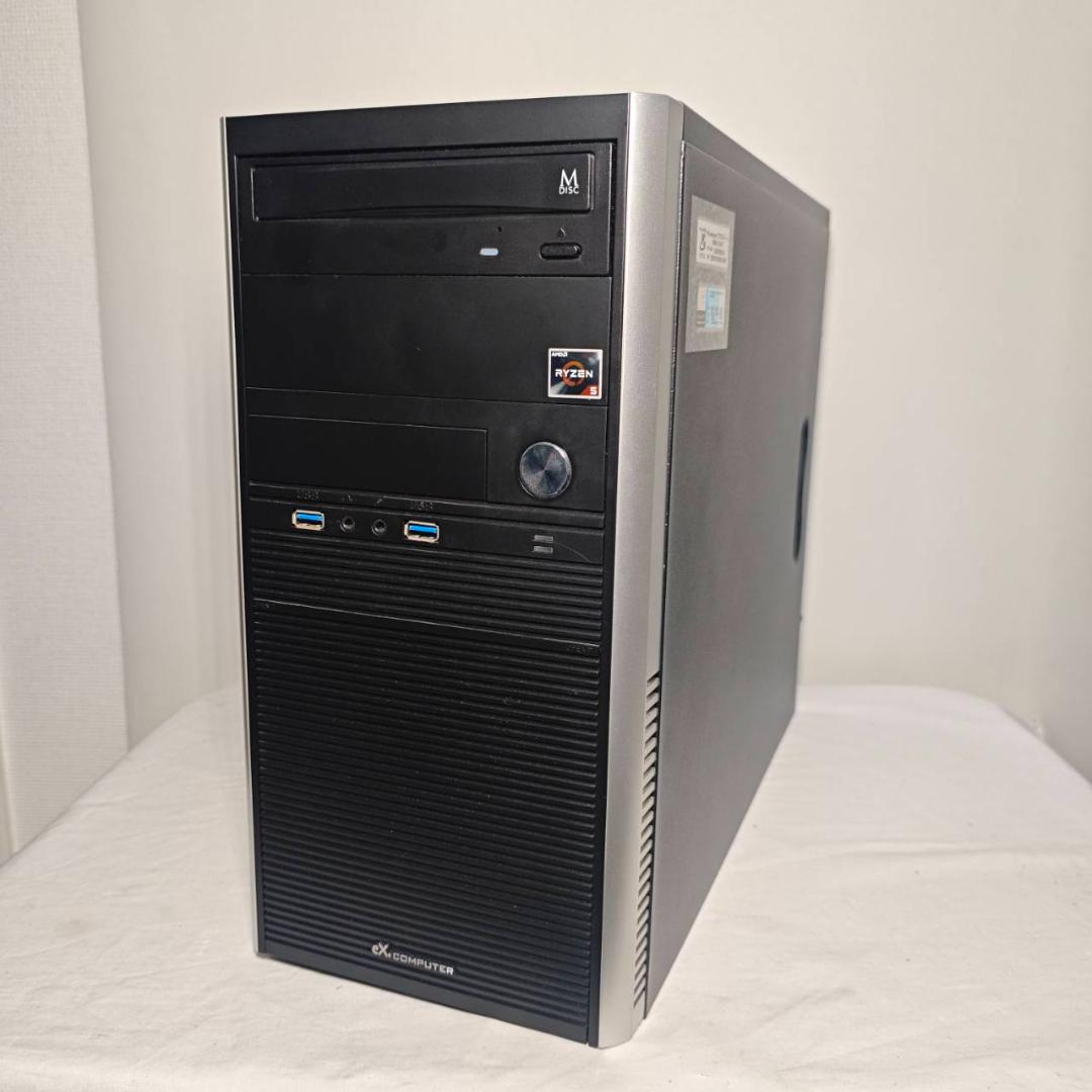 ゲーミングPC/Ryzen5 3600/500GB/GTXグラボ/Office