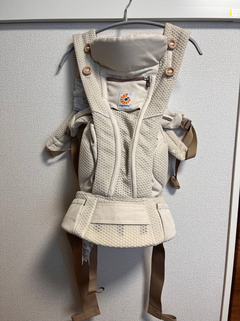 ベージュ 抱っこ紐 0-48ヶ月対応