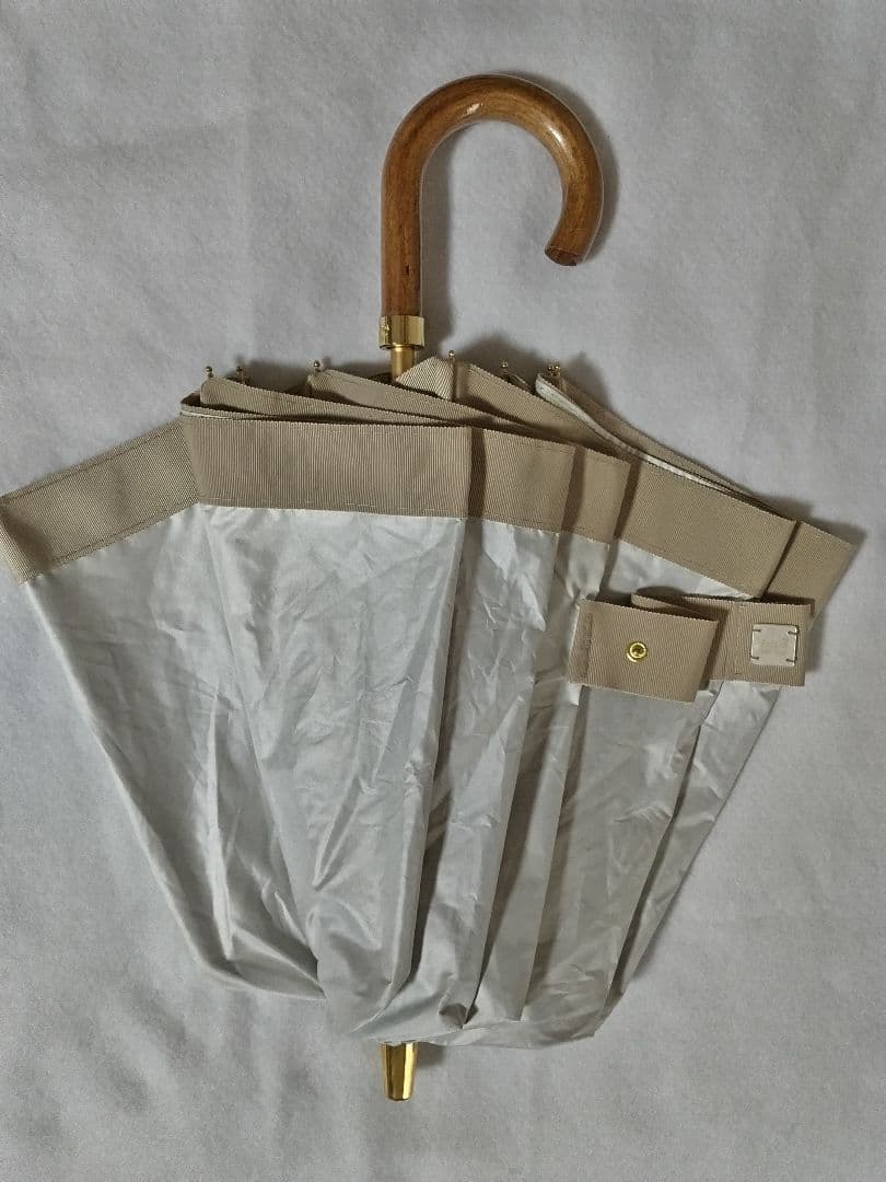 アシーナニューヨーク　日傘　傘　折りたたみ　ミルクティ　晴雨兼用