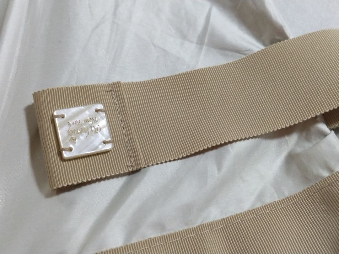 アシーナニューヨーク　日傘　傘　折りたたみ　ミルクティ　晴雨兼用