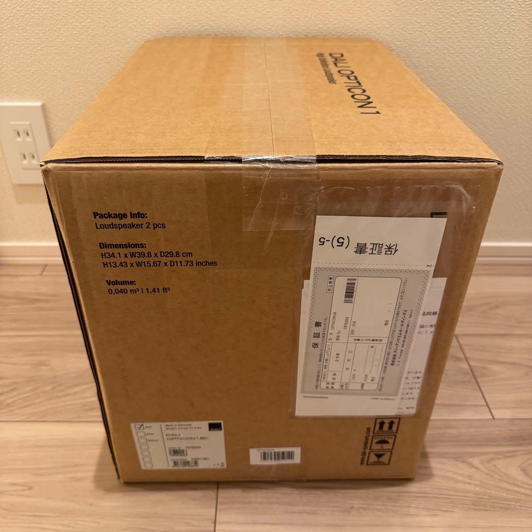 超美品 DALI OPTICON1 Black ペア スピーカー