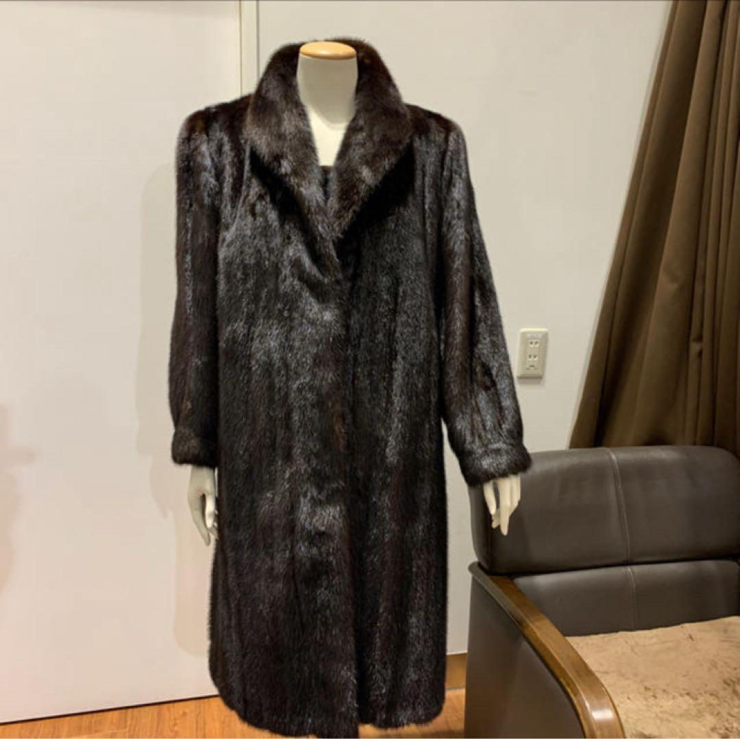 感謝　プライス❣️ダークミンク ロングMINK コート